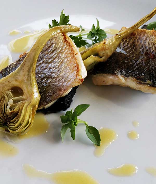 Smoked Sea Bass Artichoke By Taste And Flavors