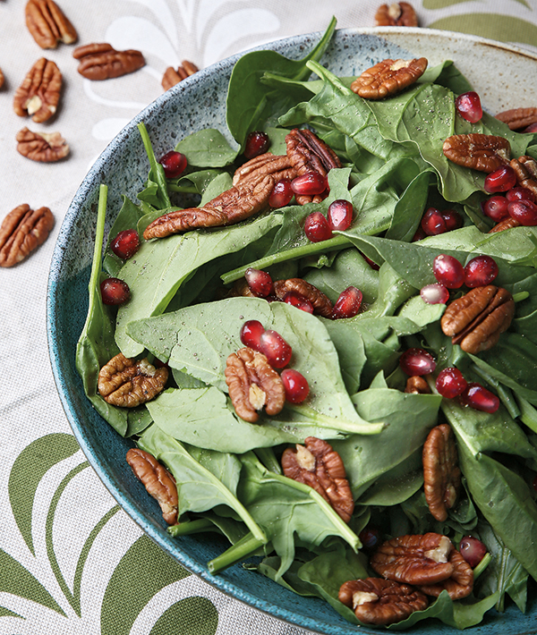 Spinach Pomegranate Salad Taste Flavors