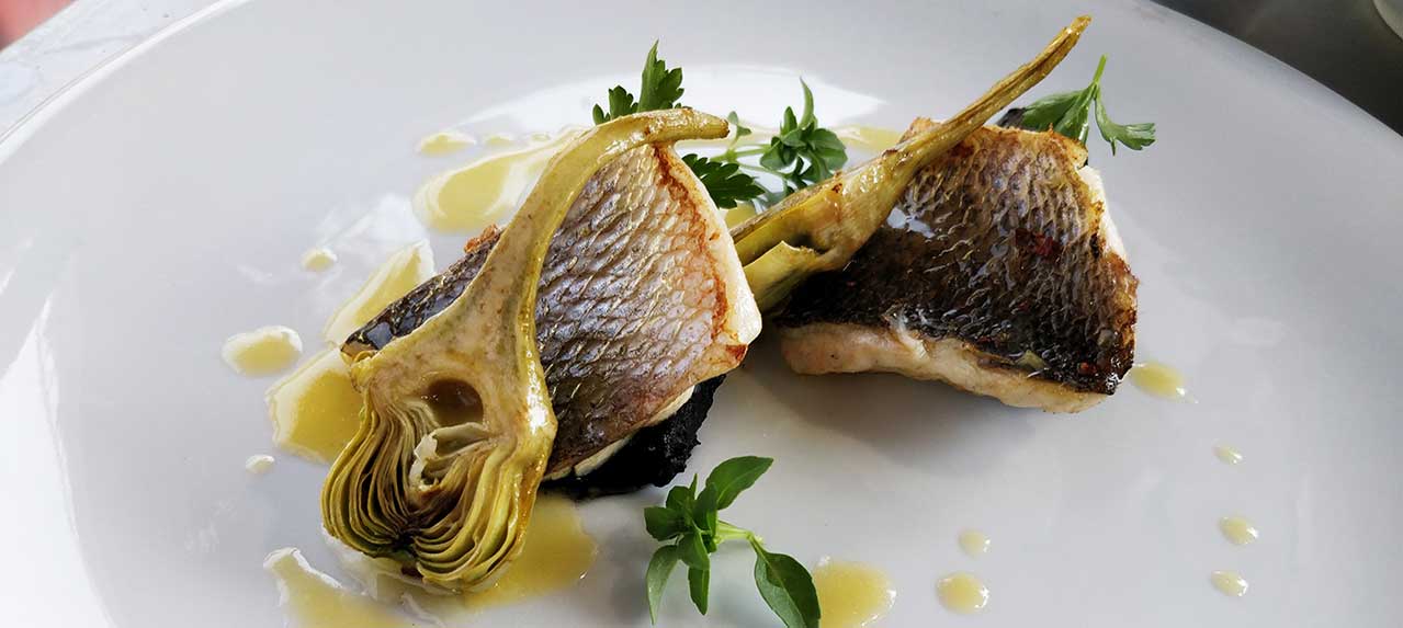 Smoked Sea Bass Artichoke By Taste And Flavors