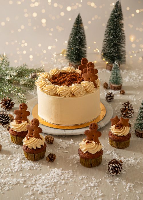 Gingerbread Caramel cake & cupcake