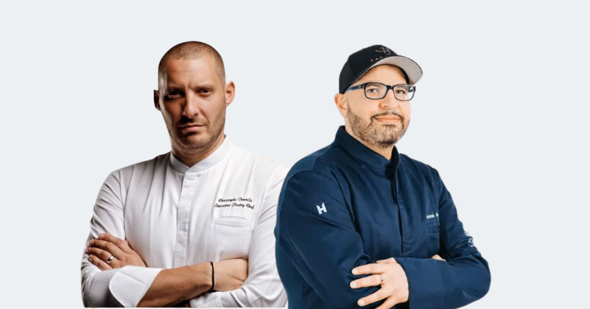 Pastry Chefs Antonio Bachour and Christophe Devoille