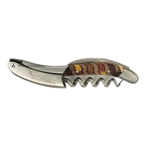 Laguiole Corkscrew Rainbow Marquetry