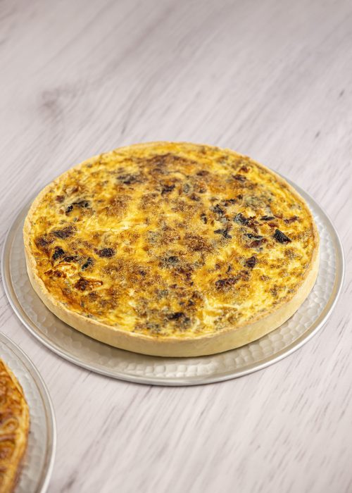 Quiche chèvre pruneaux