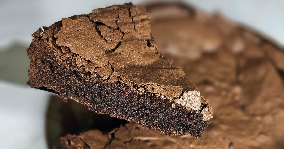 The Food Bokeh brownie cake